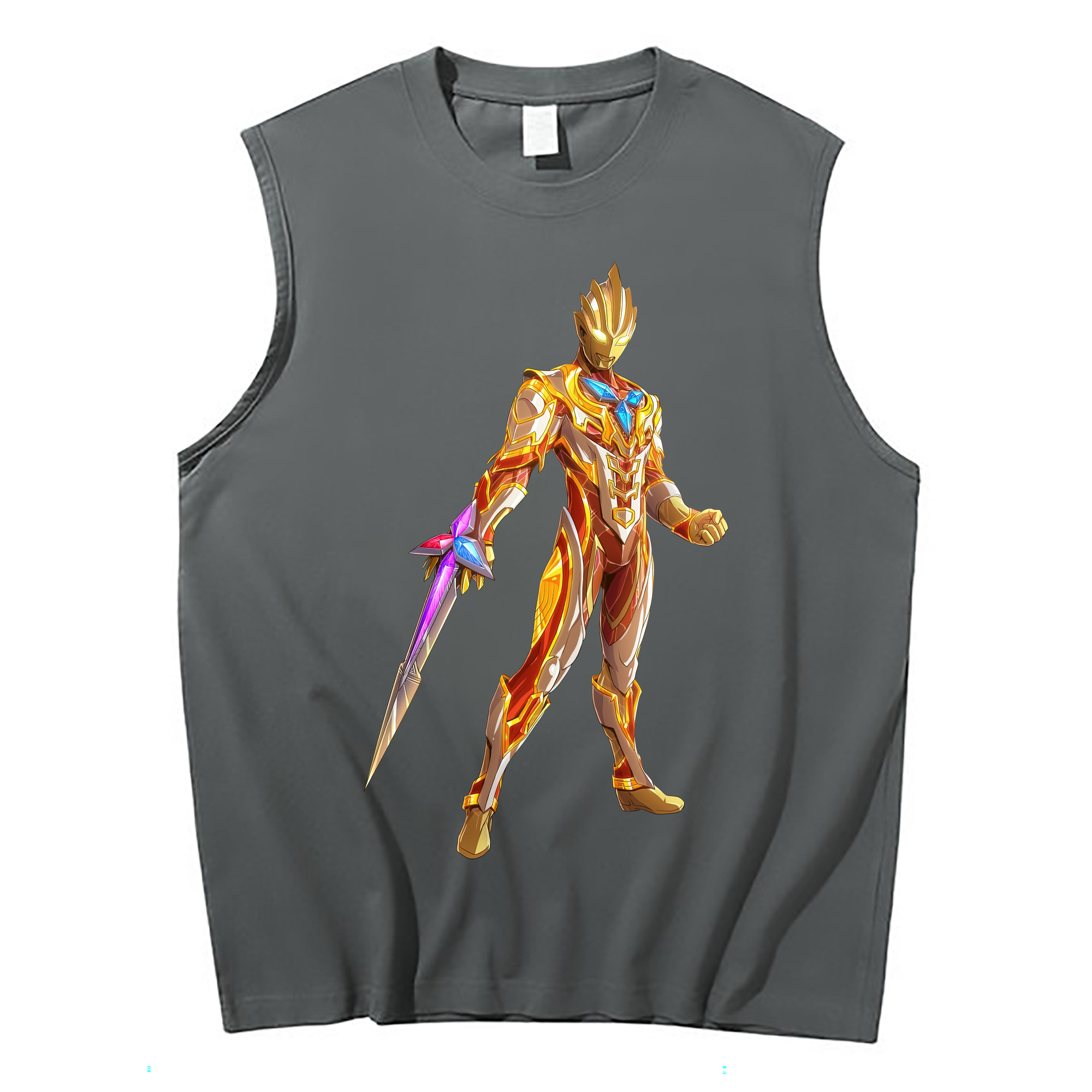 （画像用） ウルトラマン Ultraman コットン100％タンクトップ（フロントプリント）